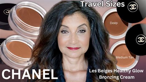 how to use chanel healthy glow bronzing cream|chanel cream bronzer travel size.